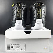 Jordan 12 Retro Black Metallic Gold White (W) AO6068-007 - 3