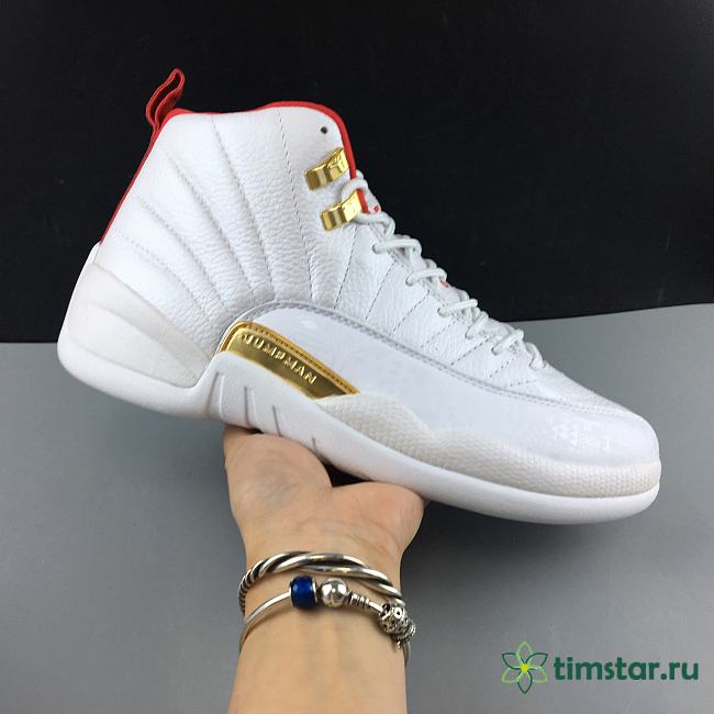 Air Jordan 12 FIBA World Cup Platinum Red 130690-107 - 1