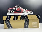 NIKE Dunk SB x Supreme 10th Anniversary Red Burst 313170-600 - 2