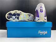 Air Jordan 14 Retro White Purple Multi AJ14-950696 - 5