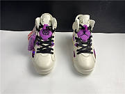 Air Jordan 6 Quai 54 Beige Purple Plaid CZ4152-101 - 2