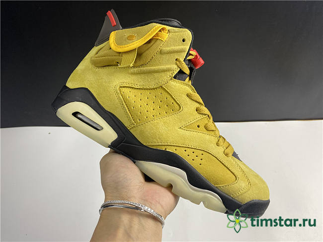 Travis Scott x Air Jordan 6 yellow pocket CN1084-300 - 1