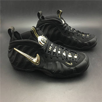 Nike Air Foamposite Pro Black Metallic Gold 624041-009