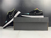 Air Jordan 1 Low Black Aurora Green Laser Orange CK3022-013  - 4