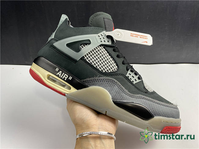 OFF-WHITE x Air Jordan 4 “Bred”  - 1