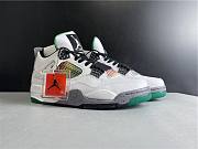 Air Jordan 4 Retro Lucid Green Rasta AQ9129-100 - 2