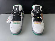 Air Jordan 4 Retro Lucid Green Rasta AQ9129-100 - 5