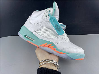 Air Jordan 5 Retro Light Aqua 440892-100 