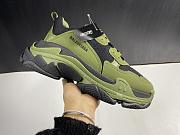 Blncig Triple S Open Sneaker Army Green 536737 W2FW1 1978 - 1