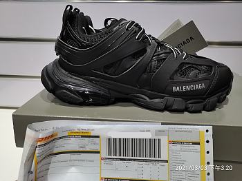 Blncig Track Trainers Triple Black