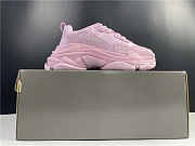 Blncig Triple S Sneaker  Allover Logo Pink 524039 W2FA1 5090 - 2