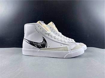 Nike Blazer Mid 77 Sketch White Black CW7580-101