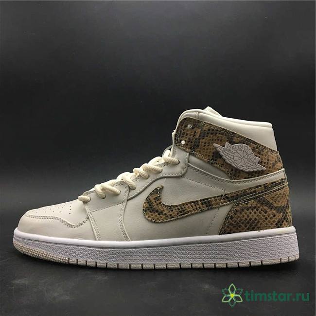 Air Jordan 1 Retro High White Snake AH7389-004 - 1