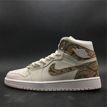 Air Jordan 1 Retro High White Snake AH7389-004