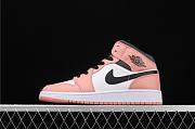 Air Jordan 1 Mid Pink Quartz 555112 603 - 1