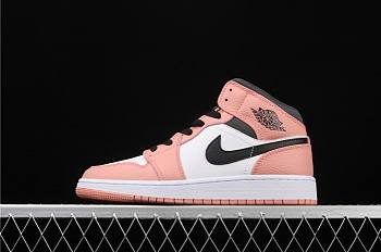 Air Jordan 1 Mid Pink Quartz 555112 603