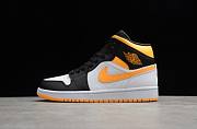 Air Jordan 1 Mid Laser Orange Black CV5276-107 - 1