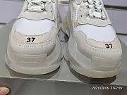 Blncig Triple S Trainer Clear Sole White - 4