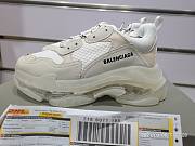 Blncig Triple S Trainer Clear Sole White - 2