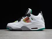 Air Jordan 4 Retro Lucid Green Rasta AQ9129-100 - 1