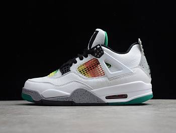 Air Jordan 4 Retro Lucid Green Rasta AQ9129-100