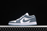 Air Jordan 1 Retro Low Canvas White Denim 315921-141 - 1