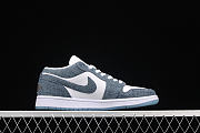 Air Jordan 1 Retro Low Canvas White Denim 315921-141 - 4