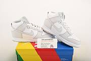 Nike Dunk High Retro White Vast Grey (2021) DD1399-100  - 5