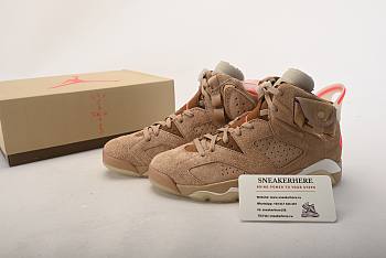 Air Jordan 6 Retro Travis Scott British Khaki  DH0690-200