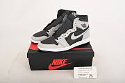 Air Jordan 1 Retro High Black White Light Smoke Grey 555088-035 - 5