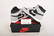 Air Jordan 1 Retro High Black White Light Smoke Grey 555088-035 - 2