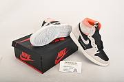 Air Jordan 1 Retro High Neutral Grey Hyper Crimson 555088-018  - 2