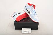 Air Jordan 1 Mid Half Blue Polka Dot Swoosh  555112-400 - 3