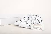 Air Jordan 1 Mid Iridescent Reflective White CK6587-100 - 1