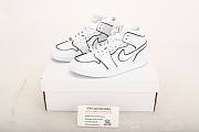 Air Jordan 1 Mid Iridescent Reflective White CK6587-100 - 3