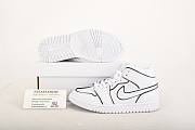 Air Jordan 1 Mid Iridescent Reflective White CK6587-100 - 5