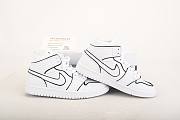 Air Jordan 1 Mid Iridescent Reflective White CK6587-100 - 6