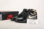 Air Jordan 1 Retro High Black Metallic Gold (2020) 555088-032  - 1