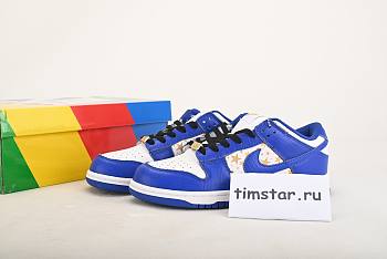 Supreme x Nike SB Dunk Low White and Blue Crocodile DH3228-10