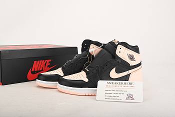 Air Jordan 1 Retro High Black Crimson Tint 555088-081 