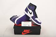 Air Jordan 1 Retro High Court Purple White 555088-500 - 2