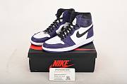 Air Jordan 1 Retro High Court Purple White 555088-500 - 3