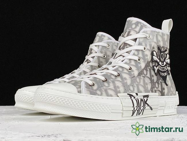 Dioorr And Shawn B23 High Top Bee Embroidery 3SH118YYO_H960 - 1