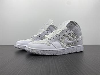 Air Jordan 1 Mid Quilted White (W) DB6078-100