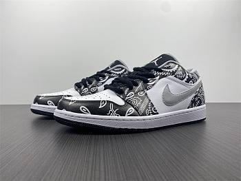 Air Jordan 1 Low White Black Gray 553558-040