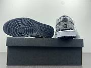 Air Jordan 1 Low White Black Gray 553558-040 - 3