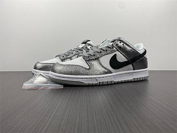 Nike Dunk Low “Shimmer” Black White Silver DO5882-001