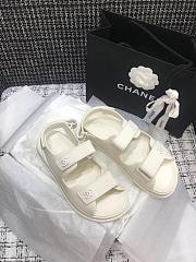 Channe1 Sandal White 002 - 2