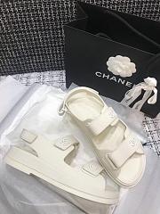 Channe1 Sandal White 002 - 3