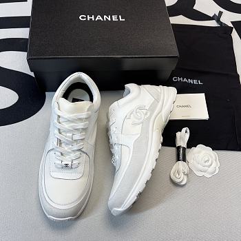 Channe1 Low Top Trainer White